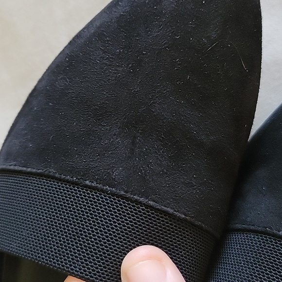 Eileen Fisher Black Hilly Wedge d'Orsay Pumps Size 6 - Picture 3 of 6